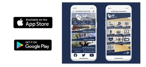 Actif Mobile App visuals